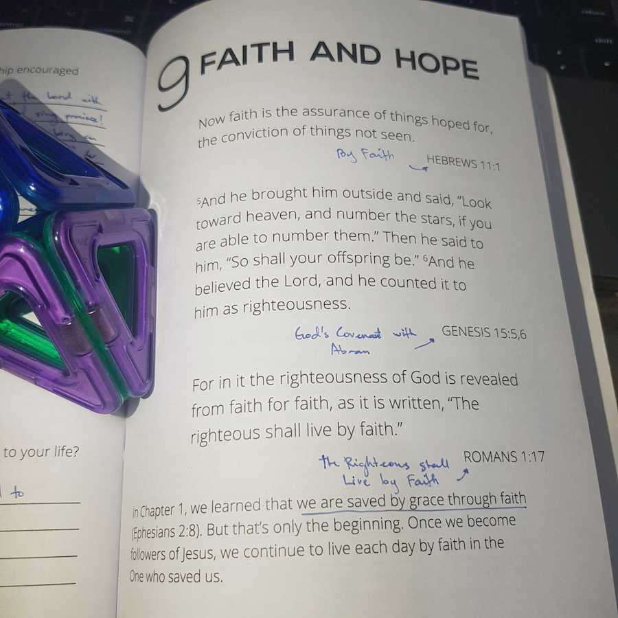 #PurpleBook Day 9: Faith and Hope - Bible Verses